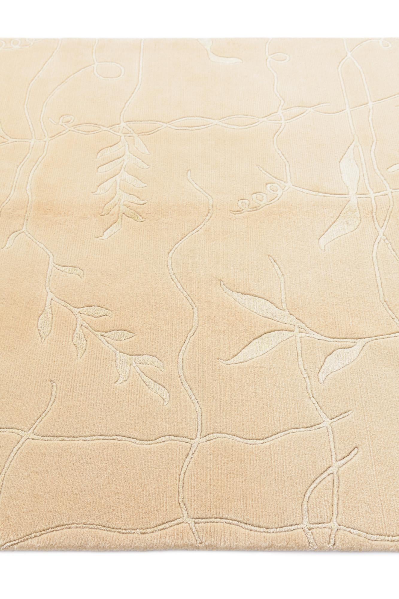 4' 9 x 6' 7 Hand Knotted Darya Wool Rug