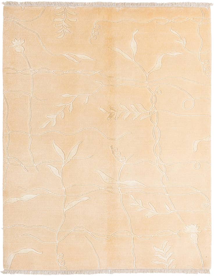 Detail image of 4' 9 x 6' 7 Hand Knotted Darya Wool Rug