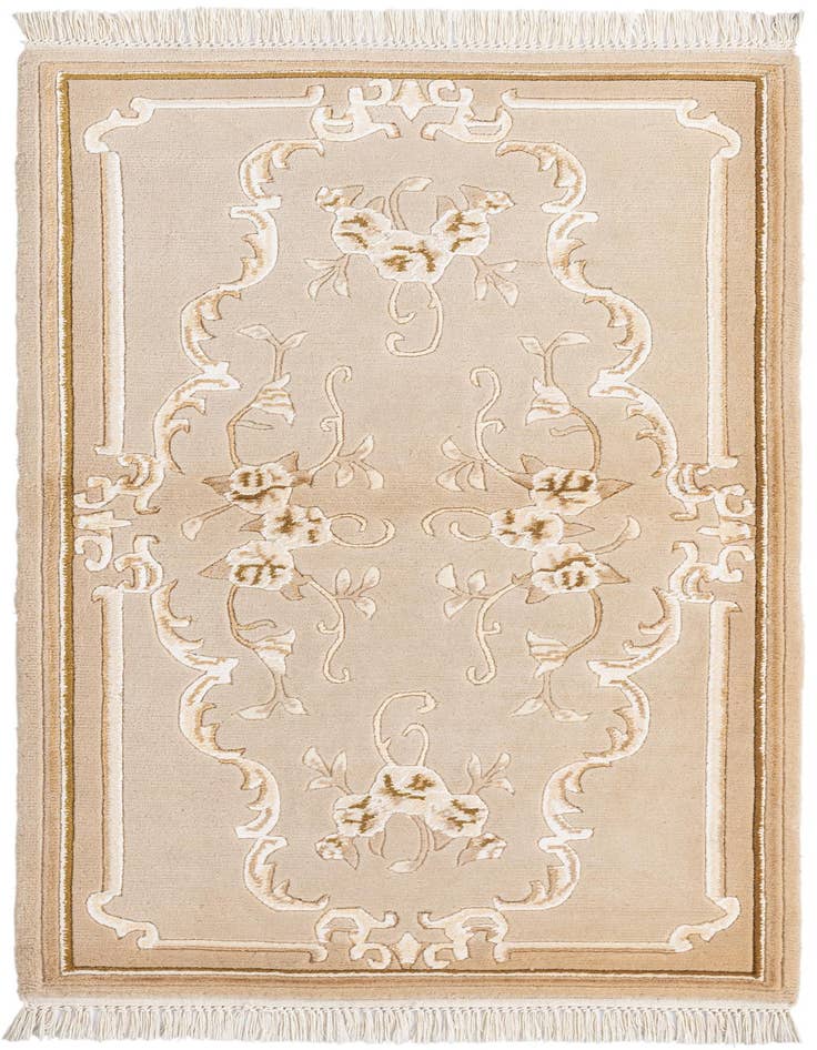 Detail image of 2' 9 x 4' 10 Hand Knotted Darya Wool Rug