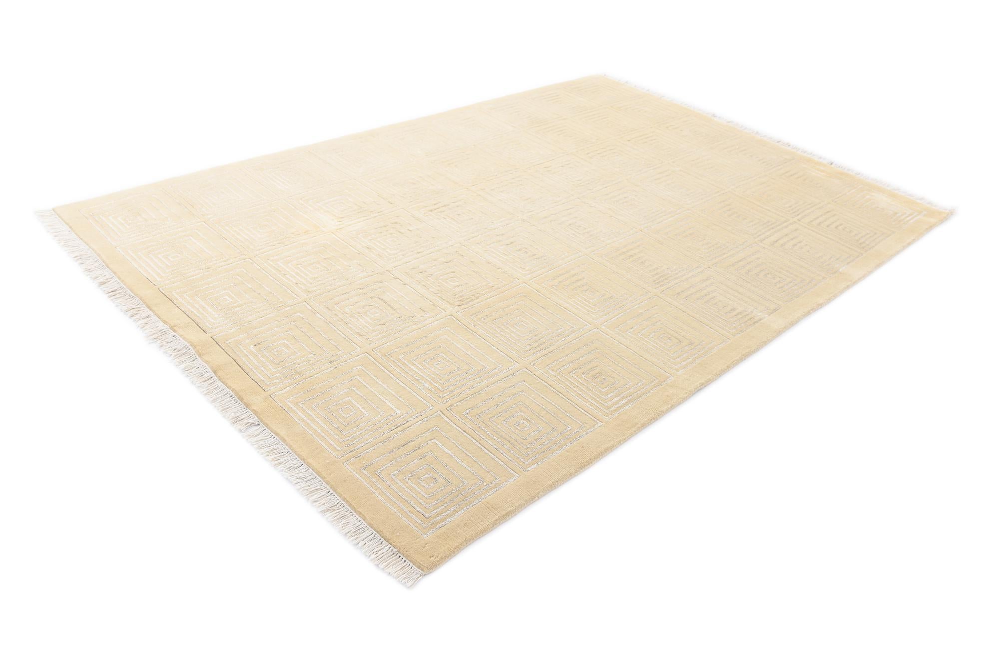 6' 8 x 9' 9 Hand Knotted Darya Rug