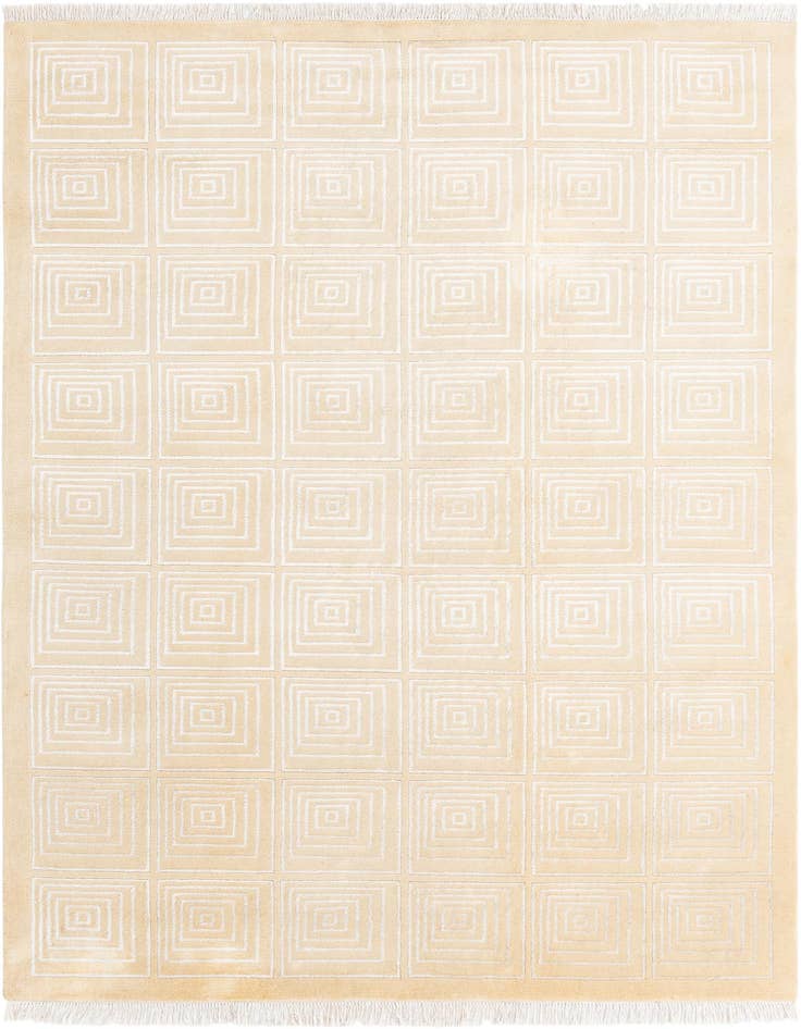 Detail image of 6' 8 x 9' 9 Hand Knotted Darya Rug