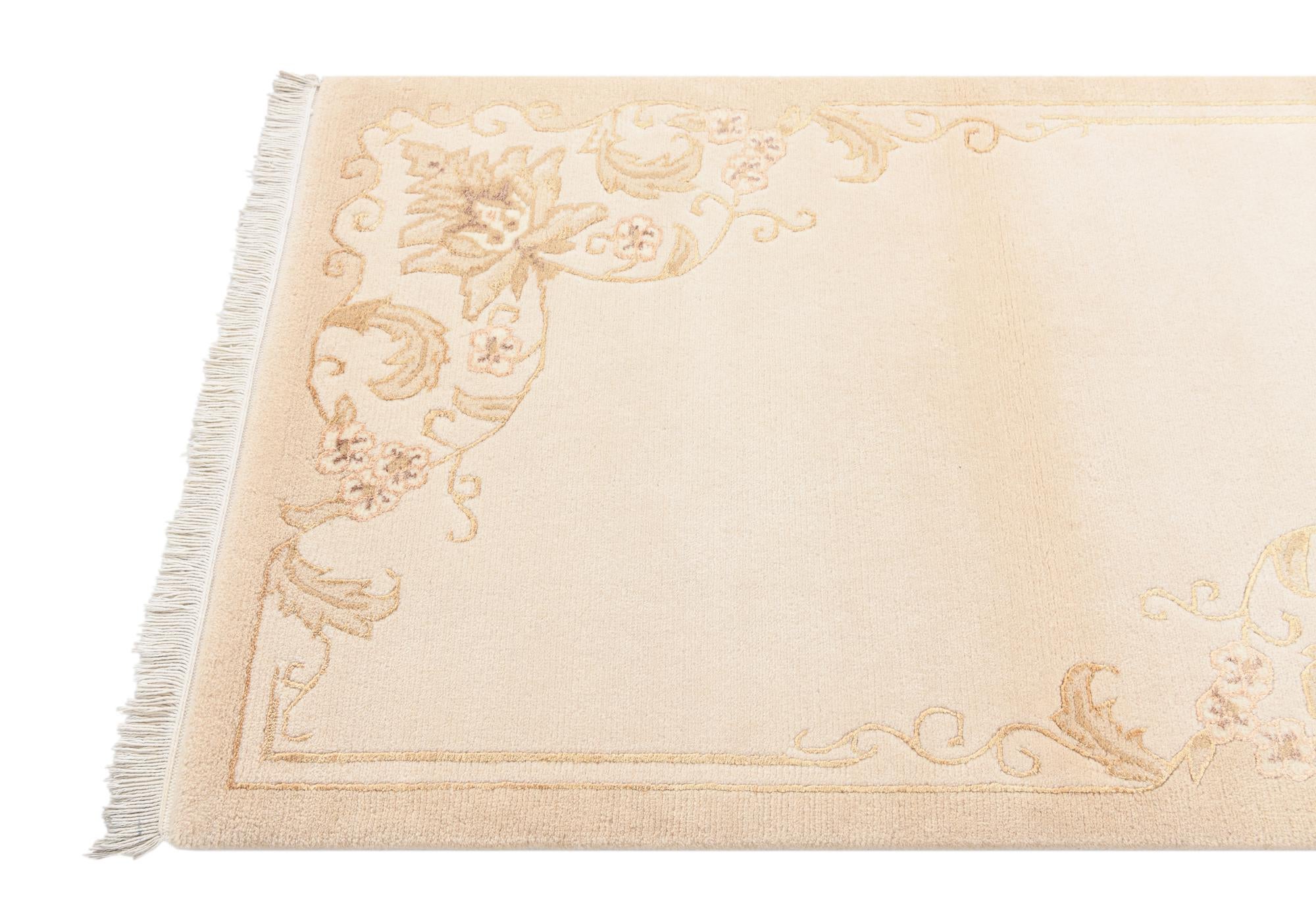 2' 8 x 4' 6 Hand Knotted Darya Wool Rug