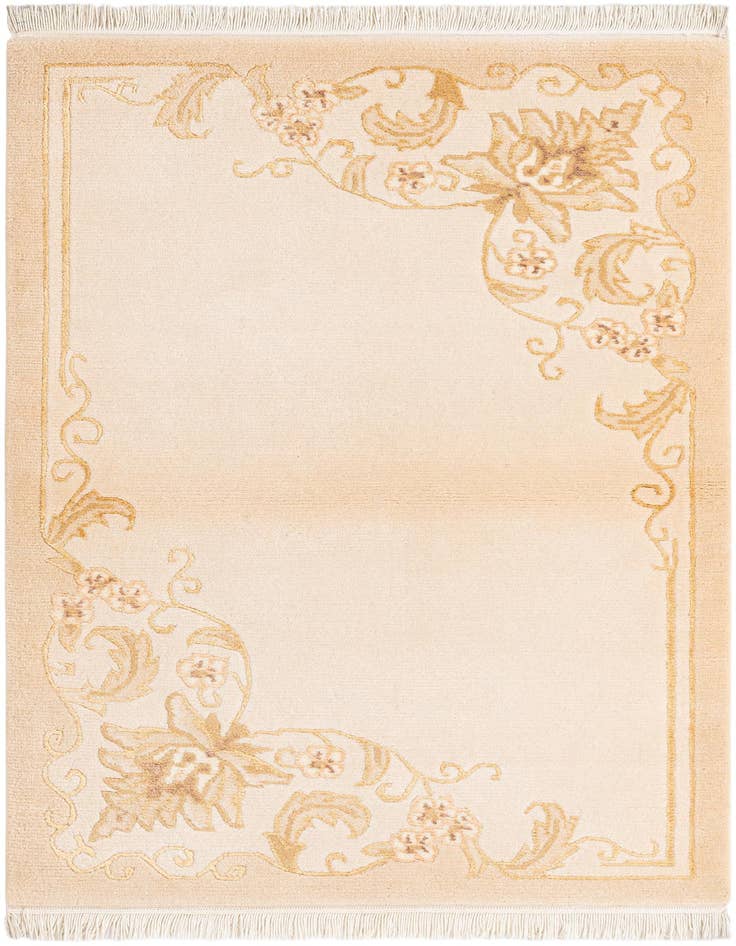 Detail image of 2' 8 x 4' 6 Hand Knotted Darya Wool Rug