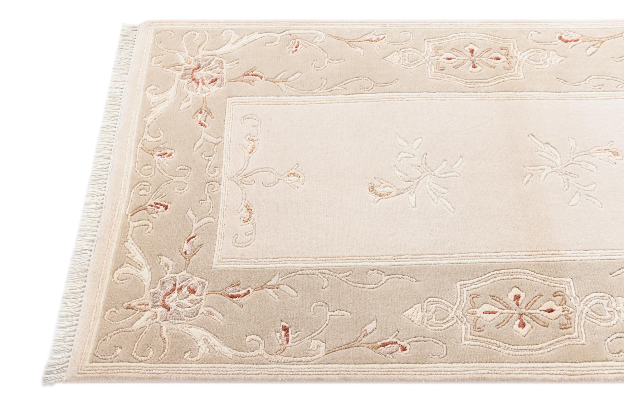 2' 9 x 5' 1 Hand Knotted Darya Wool Rug