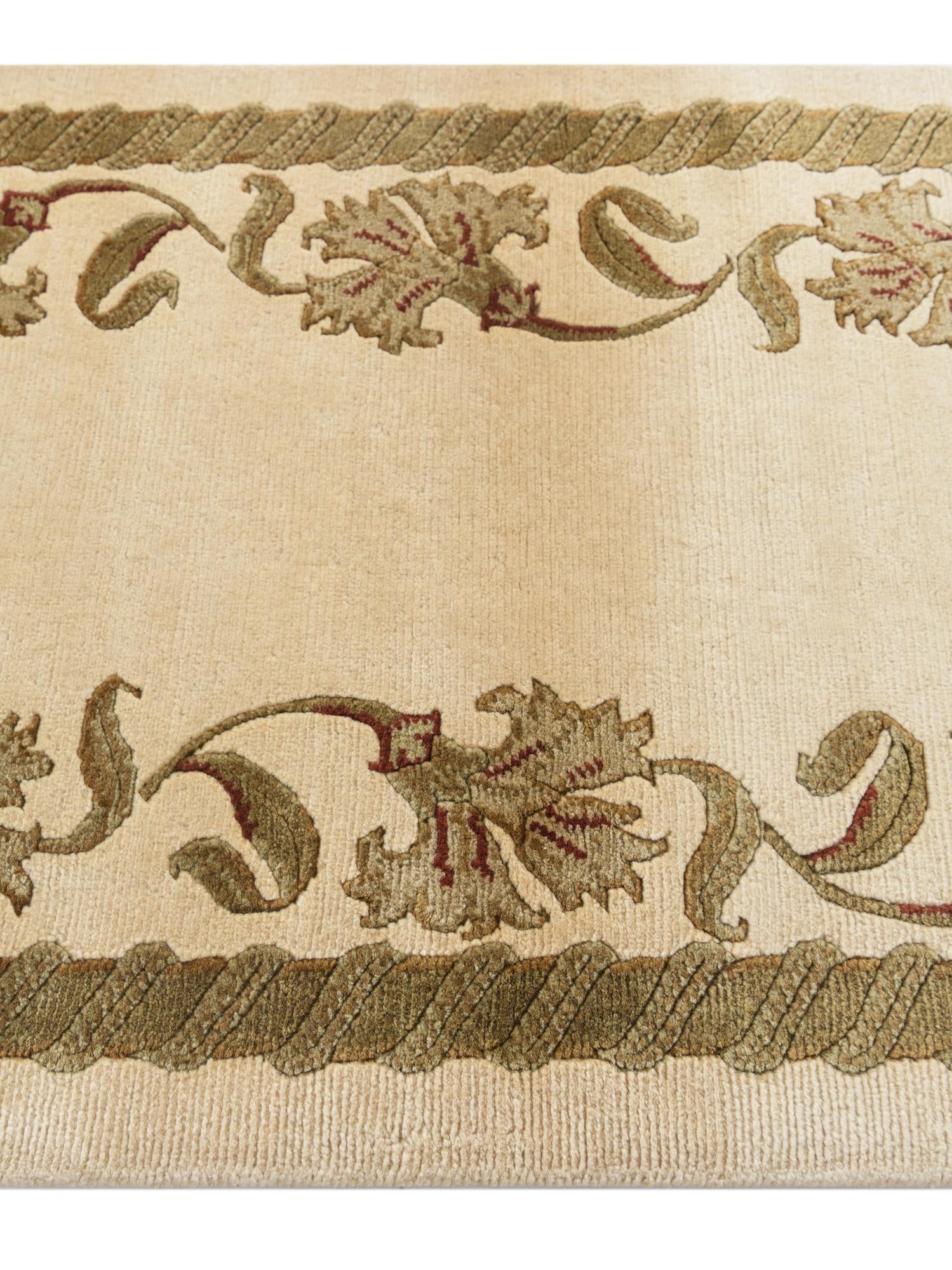 2' 7 x 4' 8 Hand Knotted Darya Wool Rug