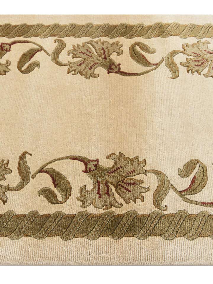 2' 7 x 4' 8 Hand Knotted Darya Wool Rug
