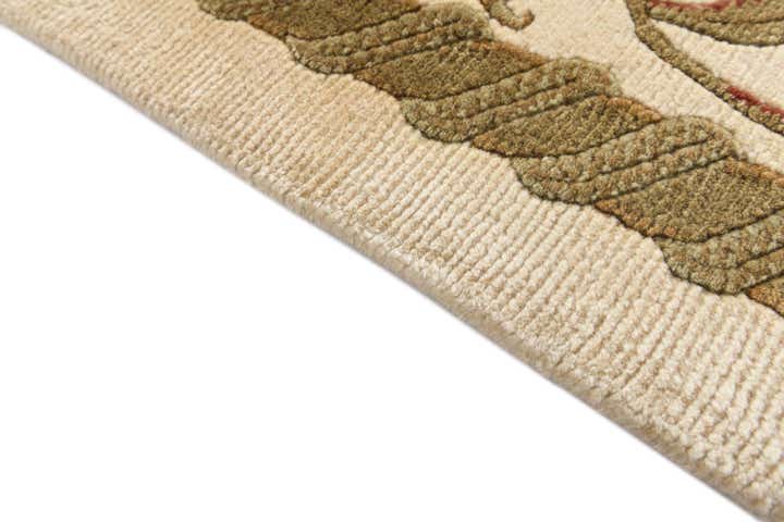 2' 7 x 4' 8 Hand Knotted Darya Wool Rug