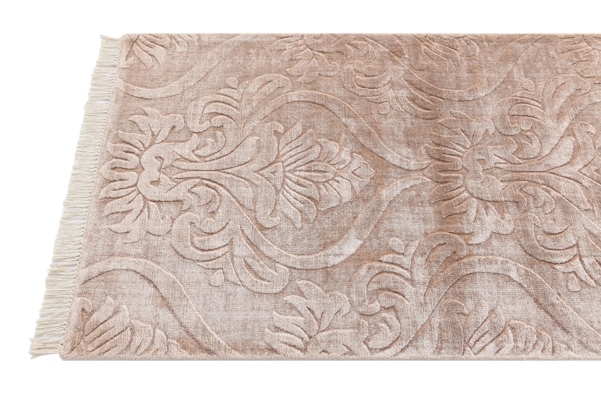 2' 7 x 4' 11 Hand Knotted Darya Wool Rug
