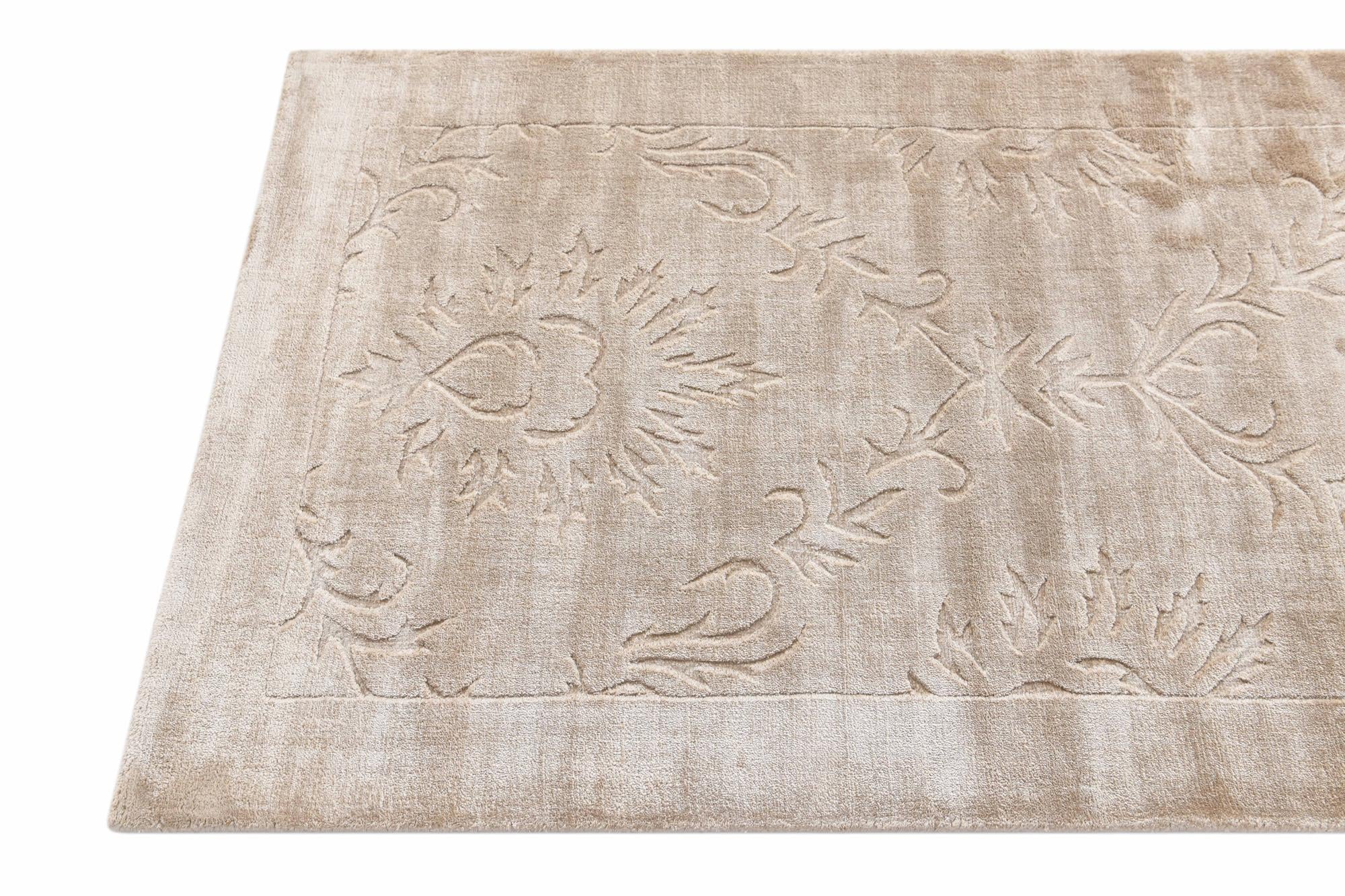 2' 7 x 4' 10 Hand Knotted Darya Wool Rug