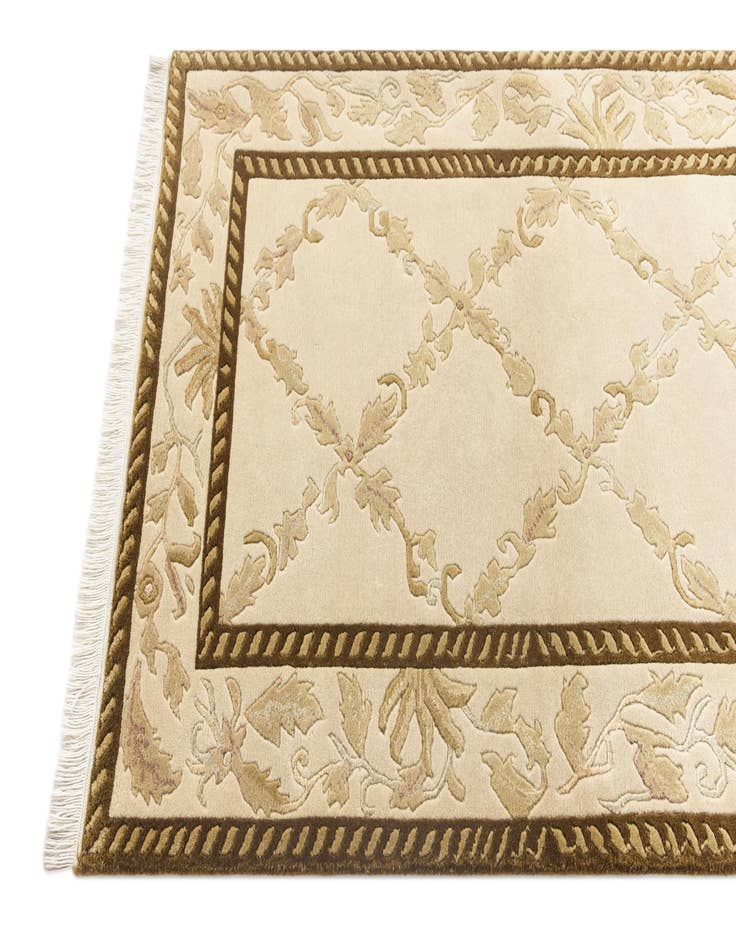 Detail image of 2' 11 x 4' 10  Hand Knotted Darya Wool Rug