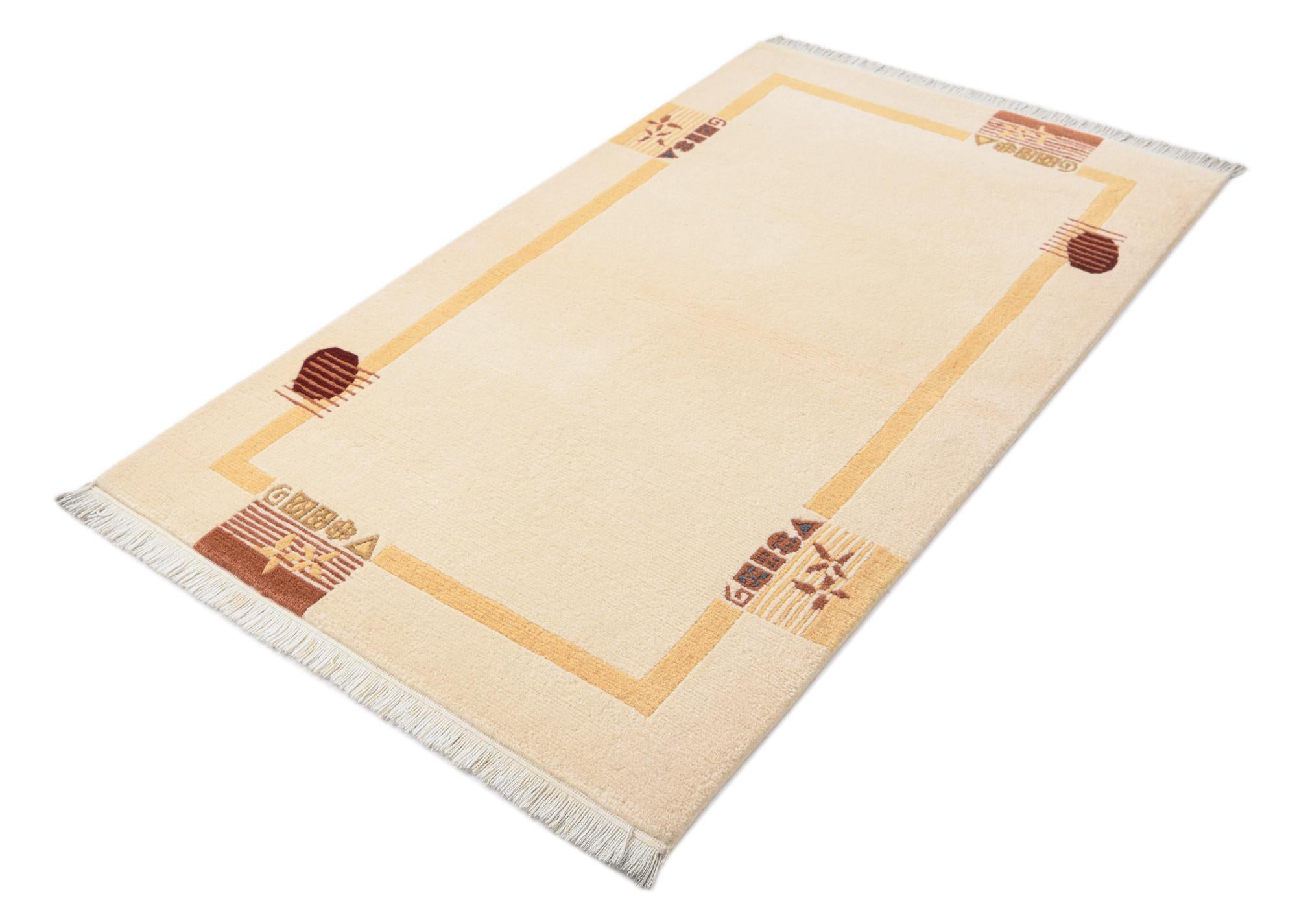 3' x 5' 3 Hand Knotted Darya Wool Rug