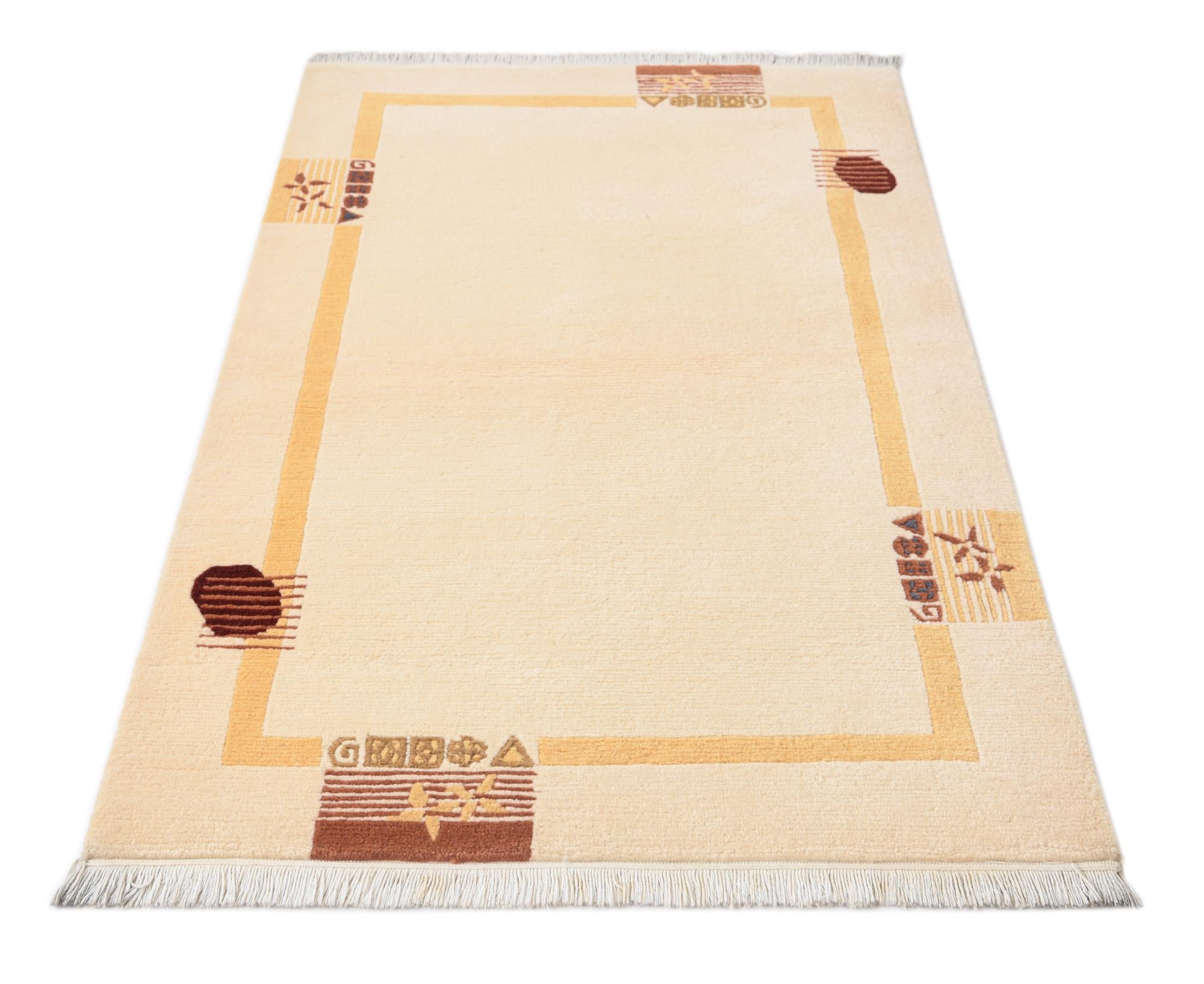 3' x 5' 3 Hand Knotted Darya Wool Rug
