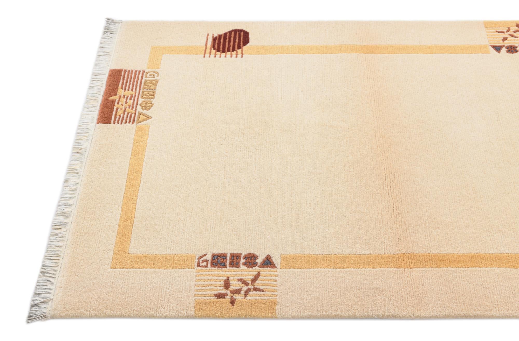 3' x 5' 3 Hand Knotted Darya Wool Rug