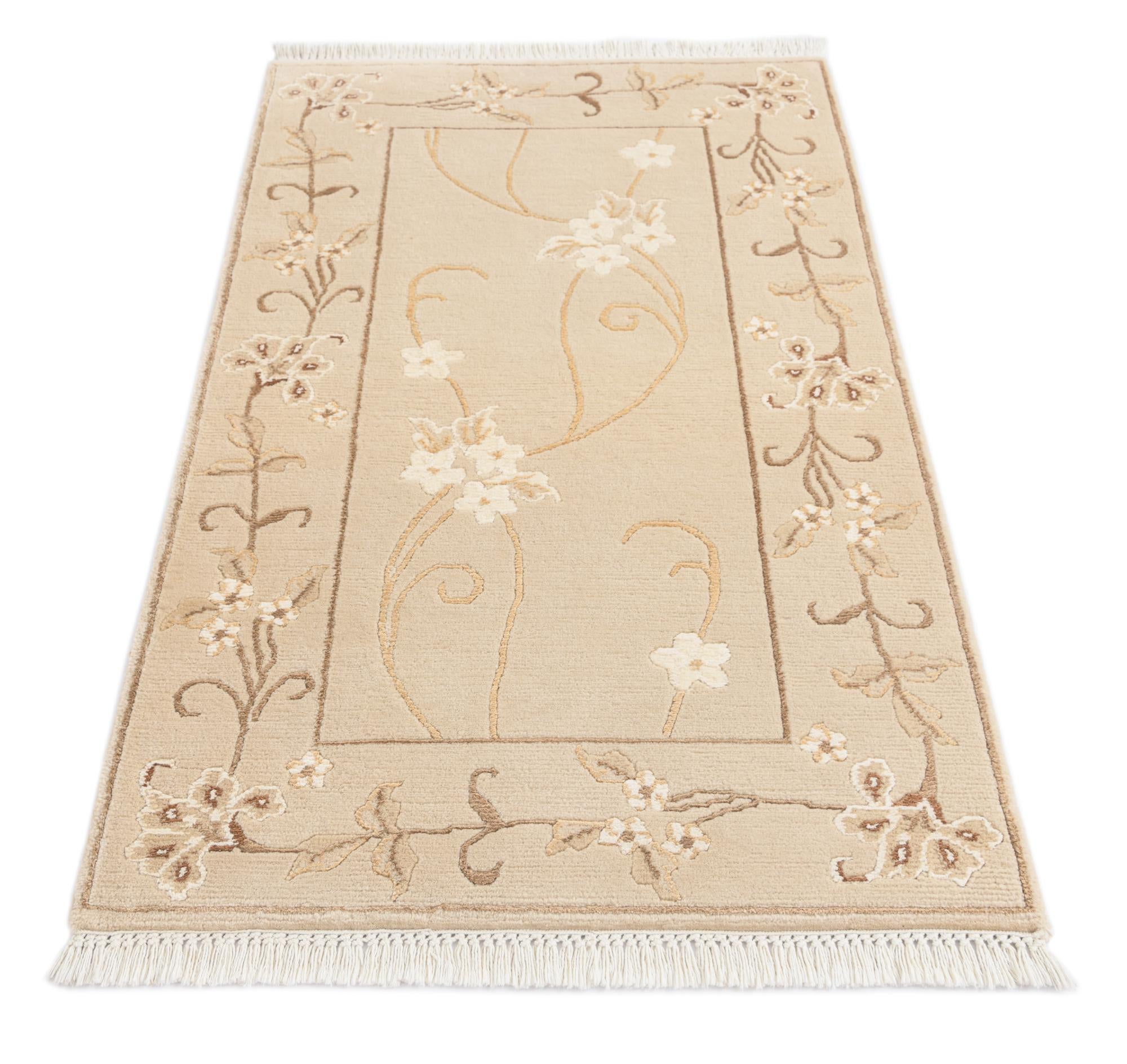 2' 7 x 4' 8 Hand Knotted Darya Wool Rug