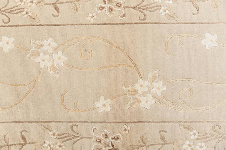 Detail image of 2' 7 x 4' 8 Hand Knotted Darya Wool Rug