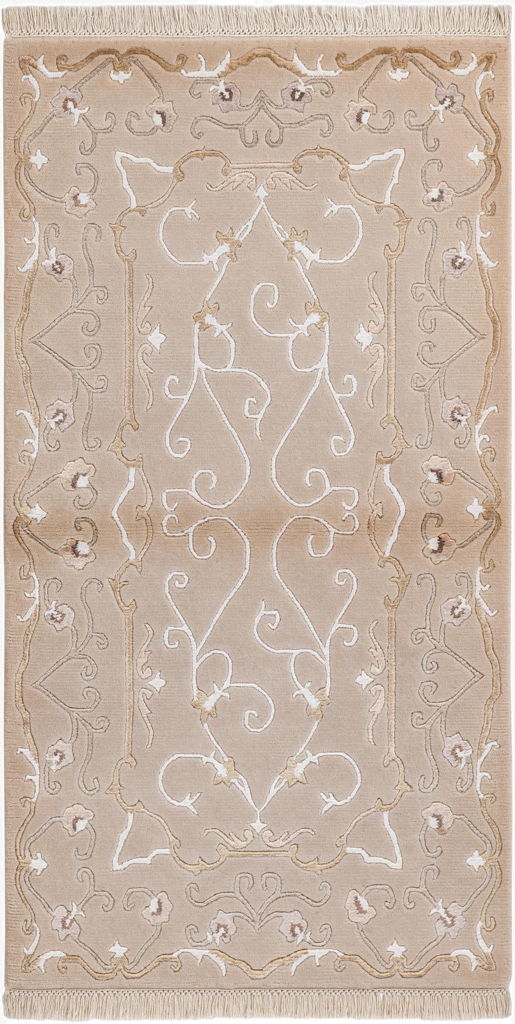 2' 8 x 5'  Hand Knotted Darya Wool Rug