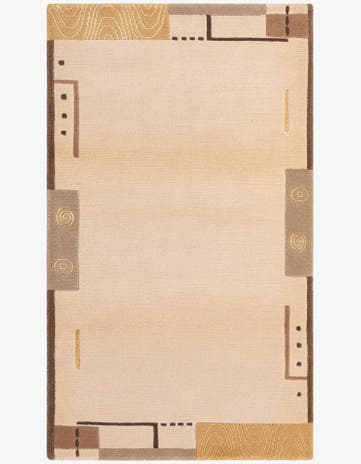 2' 10 x 4' 10 Hand Knotted Darya Wool Rug