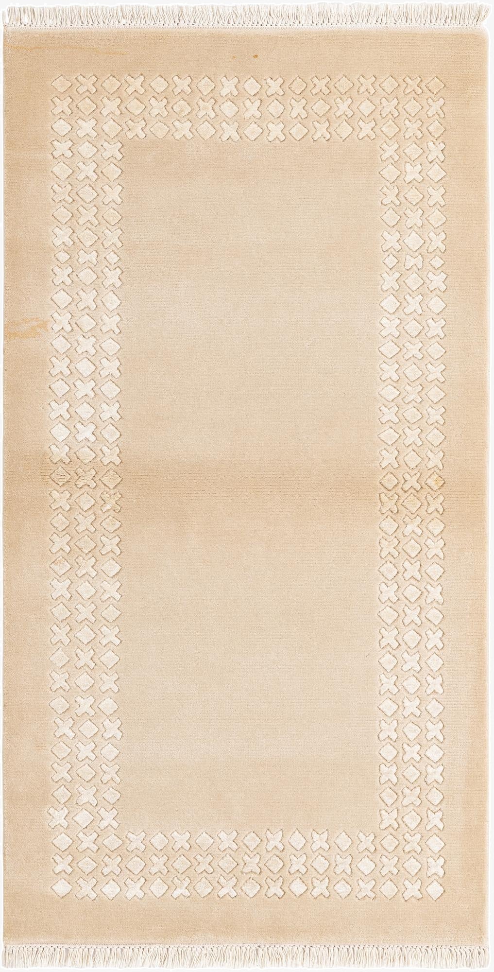 2' 7 x 4' 11  Hand Knotted Darya Wool Rug