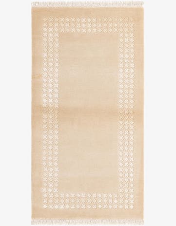 2' 7 x 4' 11 Hand Knotted Darya Wool Rug