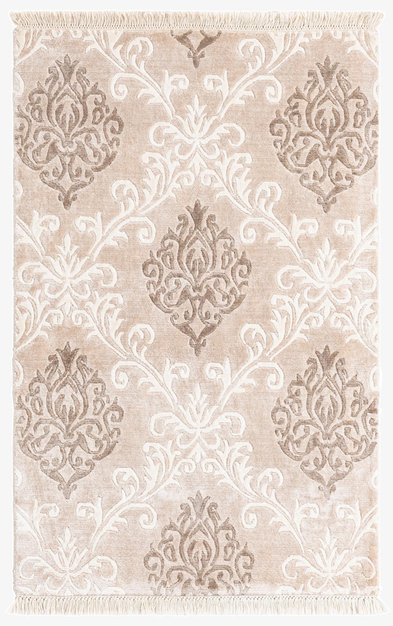 2' 7 x 4' 1  Hand Knotted Darya Wool Rug