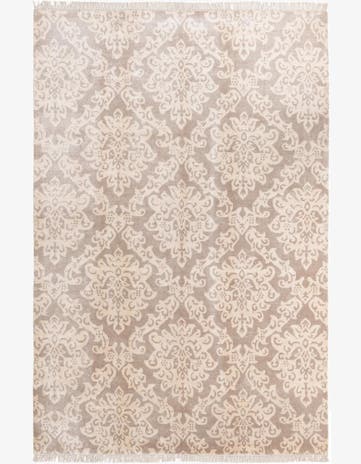 6' 7 x 9' 10 Hand Knotted Darya Wool Rug