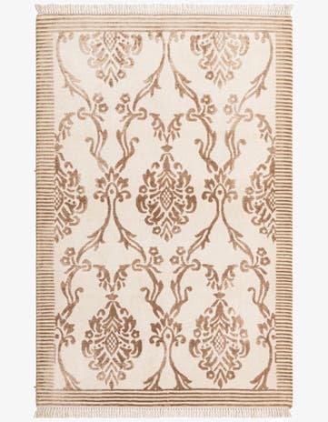 3' 2 x 4' 11 Hand Knotted Darya Wool Rug