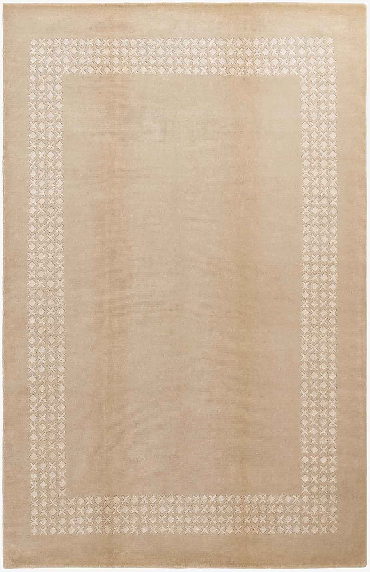 6' 5 x 9' 11  Hand Knotted Darya Wool Rug