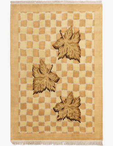 5' 7 x 8' Hand Knotted Darya Wool Rug