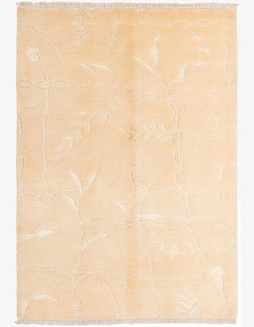 4' 9 x 6' 7 Hand Knotted Darya Wool Rug