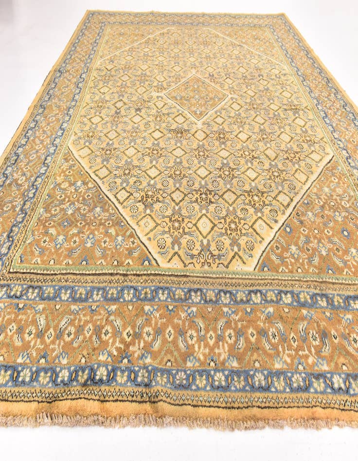 Detail image of 9' 8 x 13' Hand Knotted Farahan Persian Wool Rug