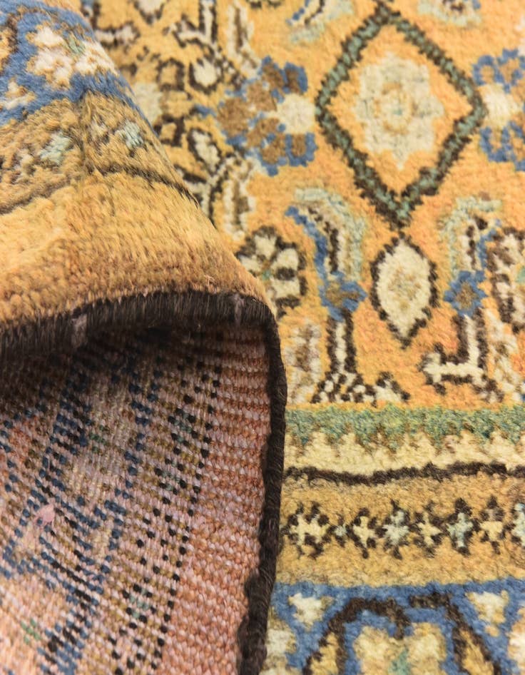 Detail image of 9' 8 x 13' Hand Knotted Farahan Persian Wool Rug