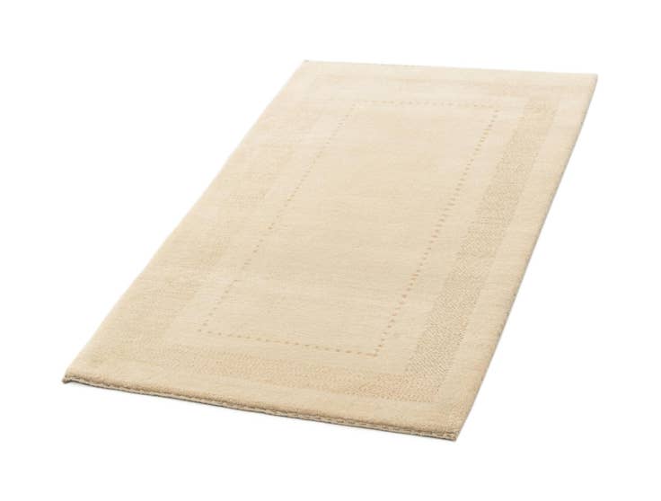 Detail image of 2' 4 x 4' 4 Hand Knotted Gabbeh Oriental Wool Rug