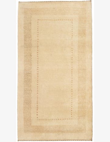 2' 4 x 4' 4 Hand Knotted Gabbeh Oriental Wool Rug