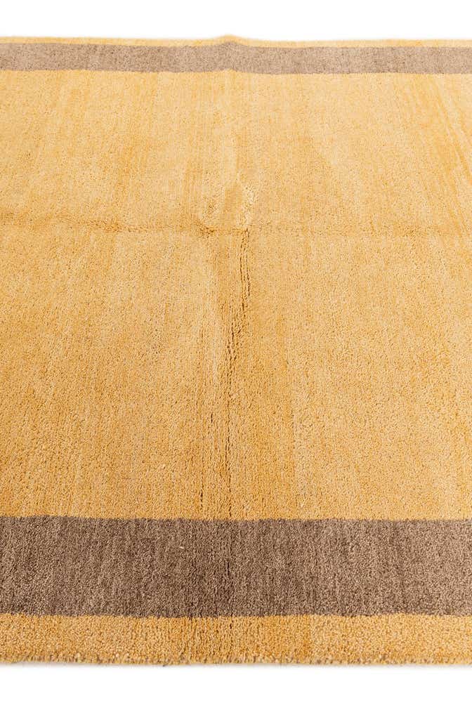 5' 5 x 8' Hand Knotted Gabbeh Wool Rug