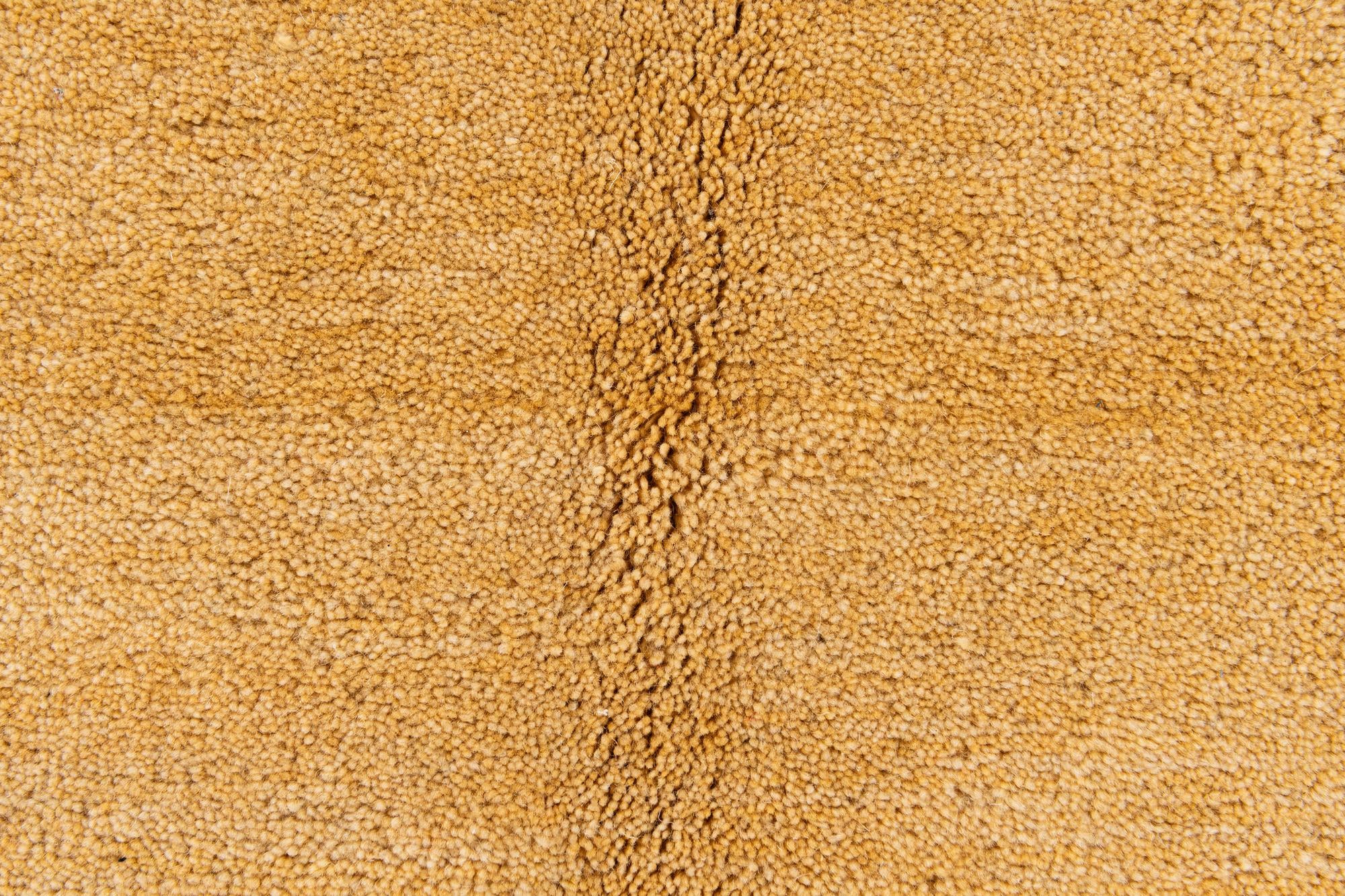 5' 5 x 8' Hand Knotted Gabbeh Wool Rug