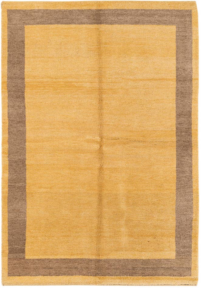 Detail image of 5' 5 x 8' Hand Knotted Gabbeh Wool Rug