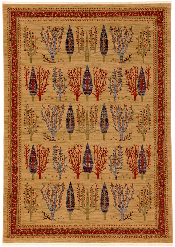Detail image of 7' x 10' Kashkuli Gabbeh Rug