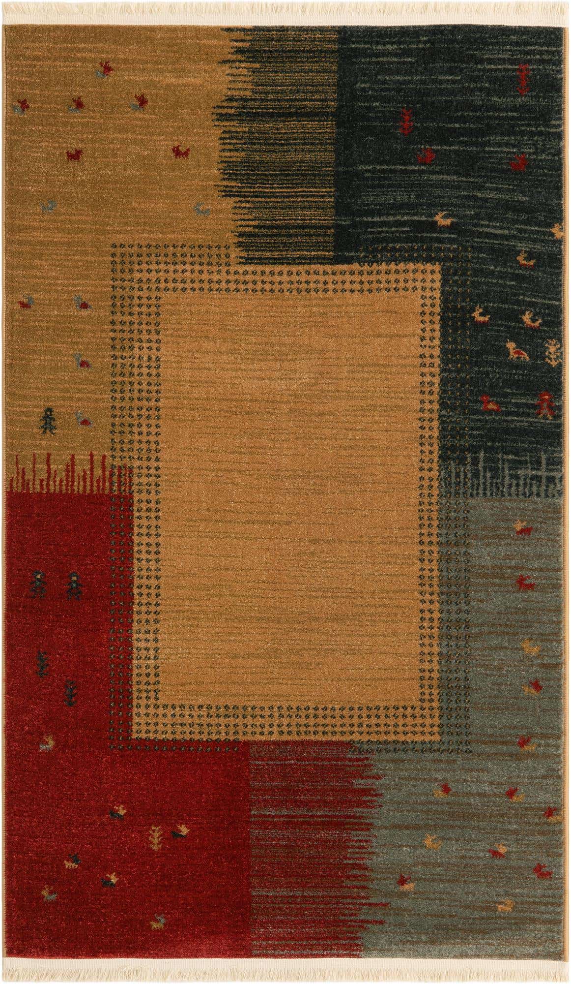 3' 3 x 5' 3 Kashkuli Gabbeh Rug