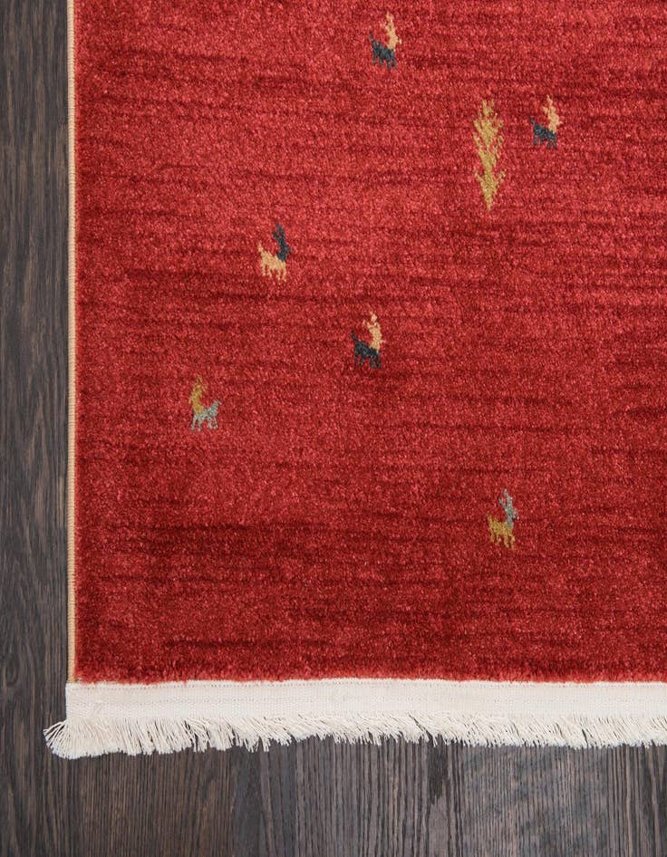 Detail image of 10' 6 x 16' 5 Kashkuli Gabbeh Rug