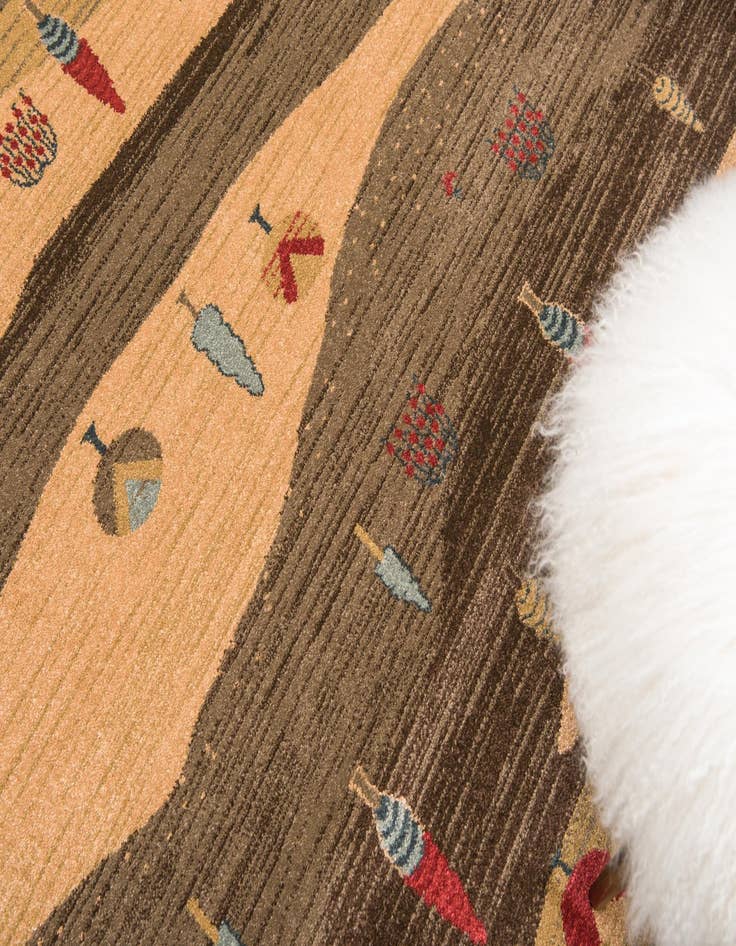 Detail image of 10' 6 x 16' 5 Kashkuli Gabbeh Rug