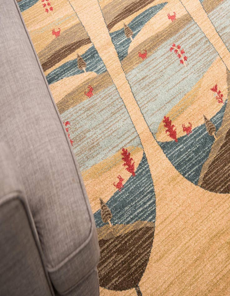 Detail image of 3' 3 x 5' 3 Kashkuli Gabbeh Rug