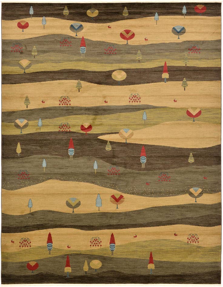 Detail image of 10' 6 x 16' 5 Kashkuli Gabbeh Rug