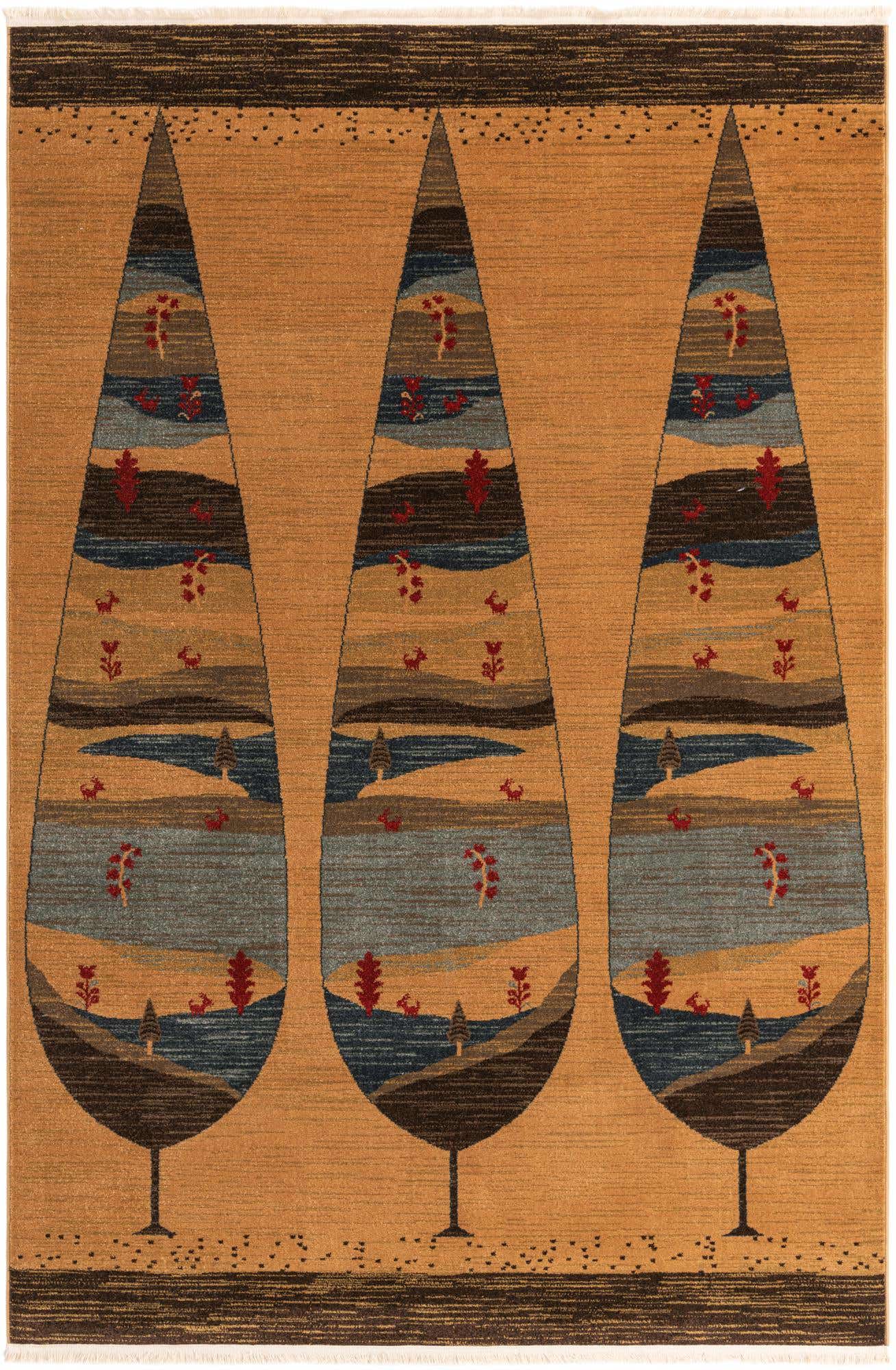 6' x 9' Kashkuli Gabbeh Rug