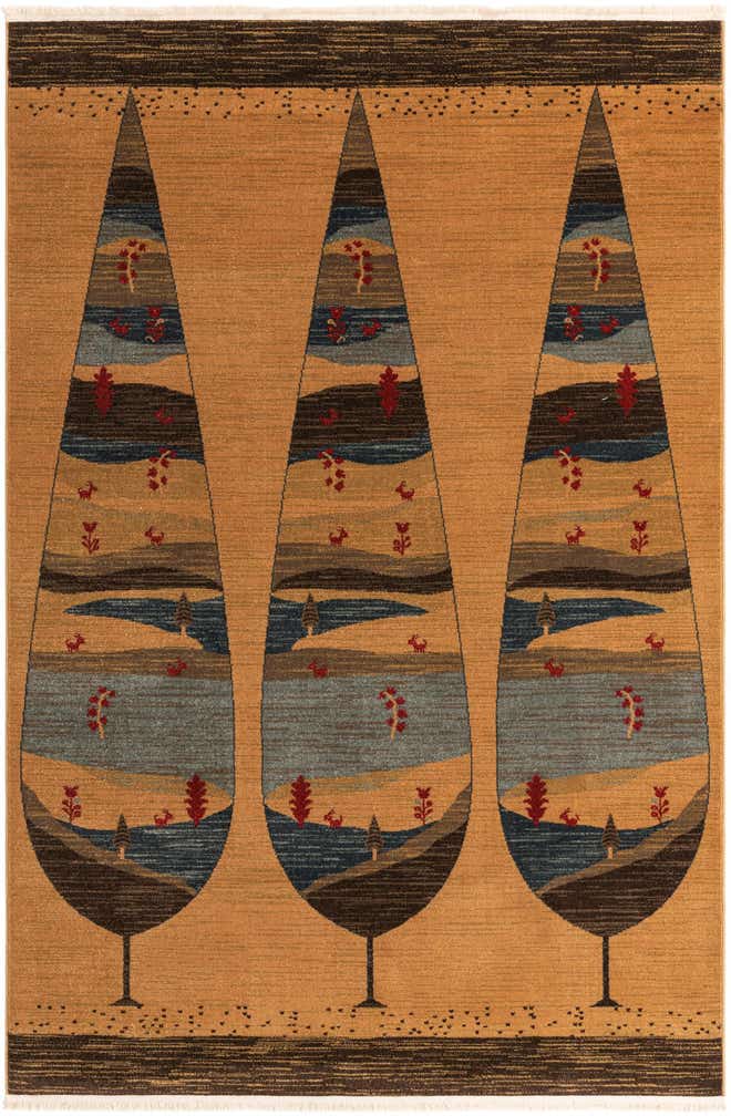 6' x 9' Kashkuli Gabbeh Rug