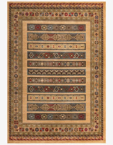 Tan Kashkuli Gabbeh Rug