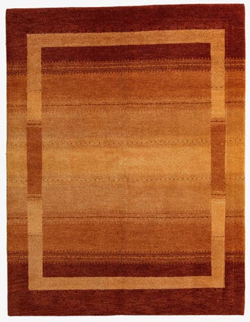 5' 3 x 6' 9 Hand Knotted Kashkuli Gabbeh Wool Rug