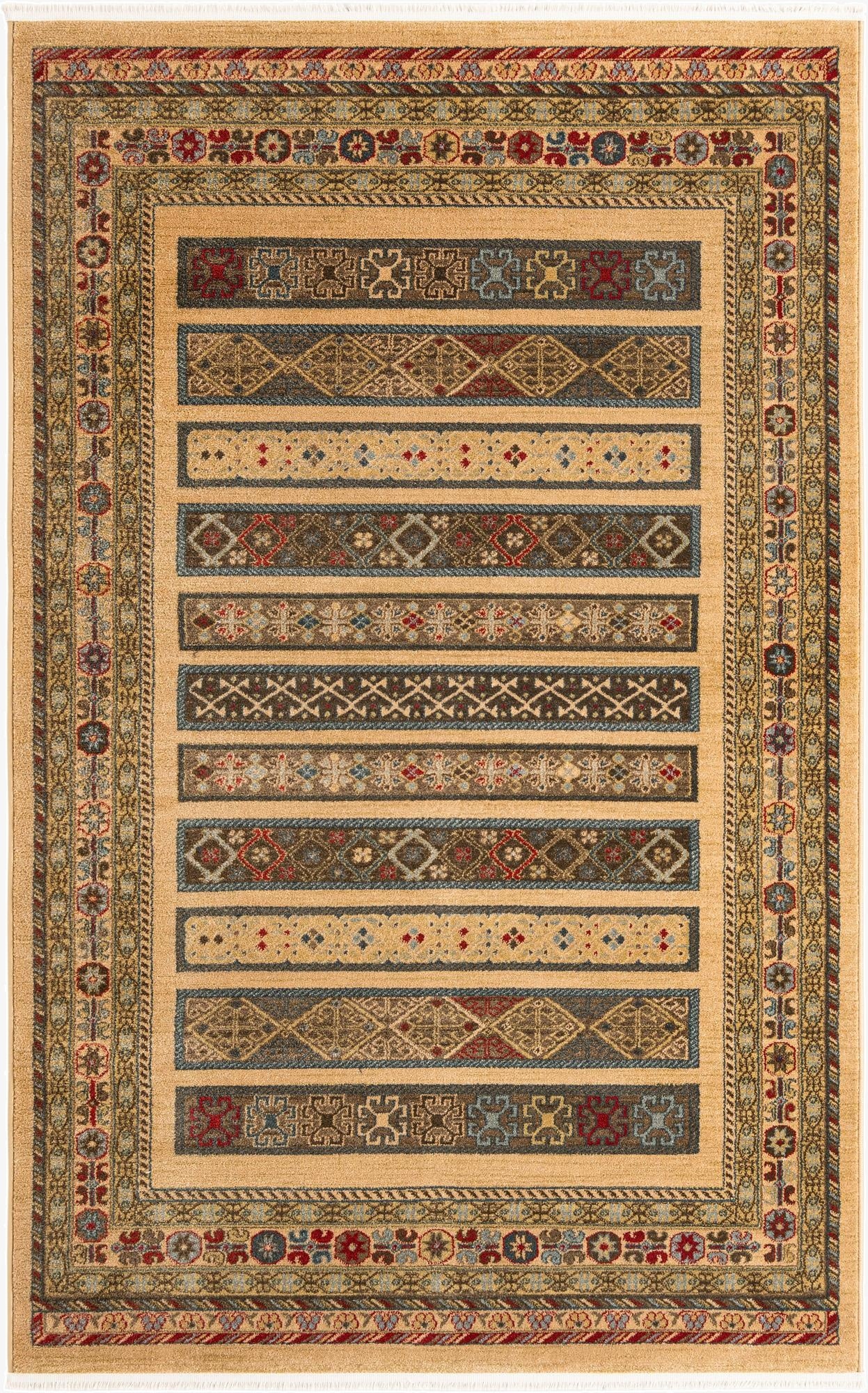 5' x 8' Kashkuli Gabbeh Rug
