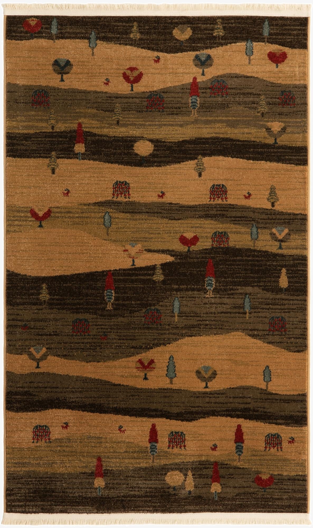 3' 3 x 5' 3 Kashkuli Gabbeh Rug