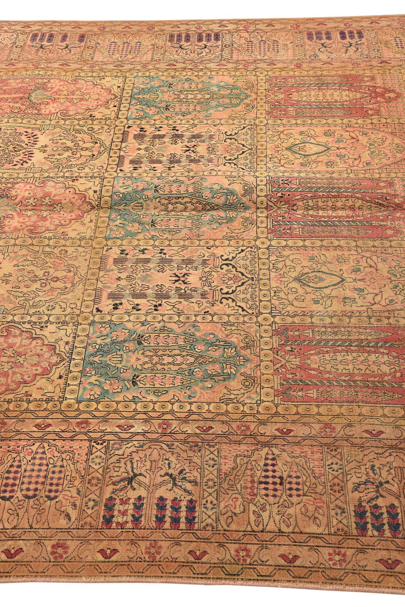 6' x 9' Hand Knotted Kashmir Oriental Rug
