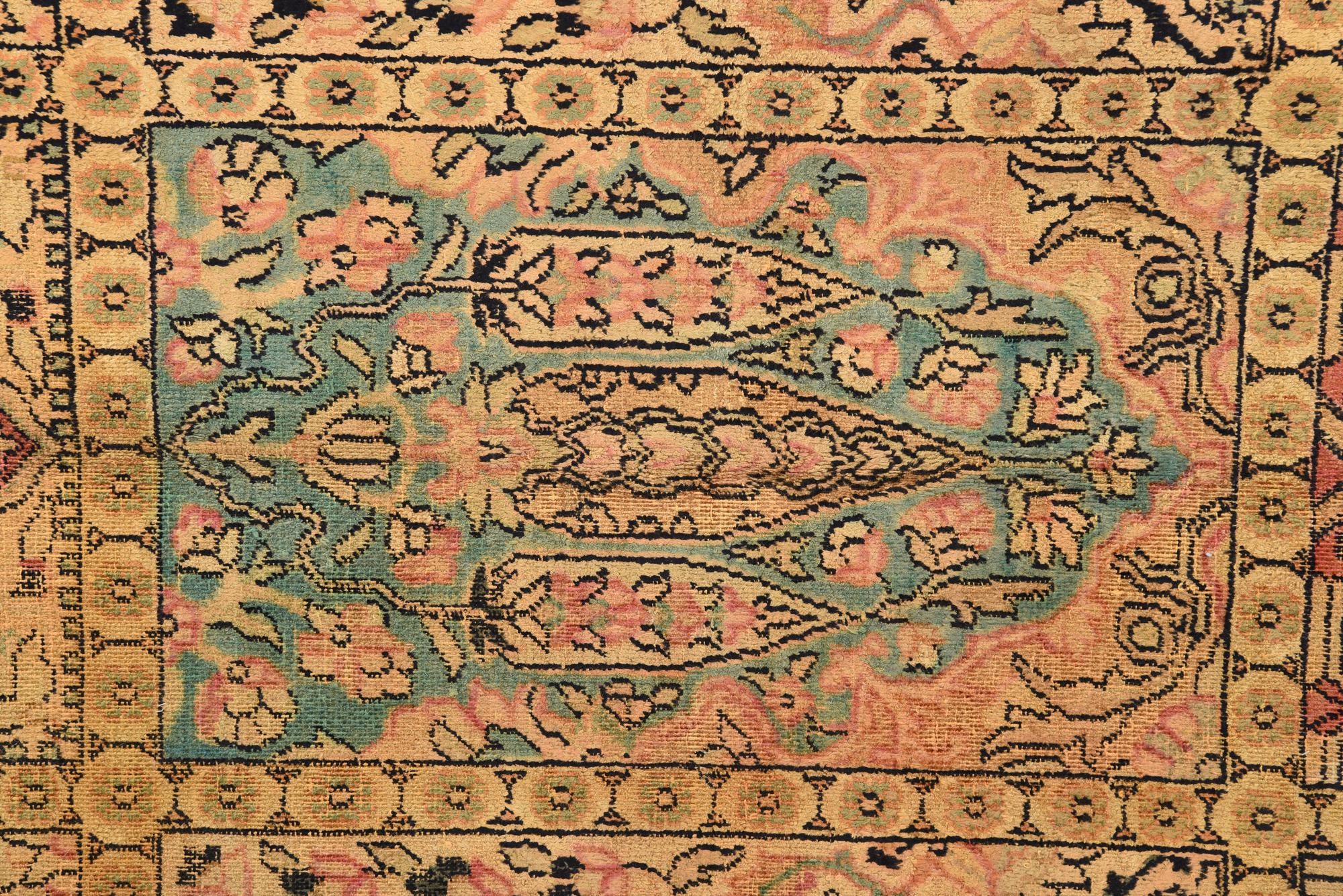6' x 9' Hand Knotted Kashmir Oriental Rug